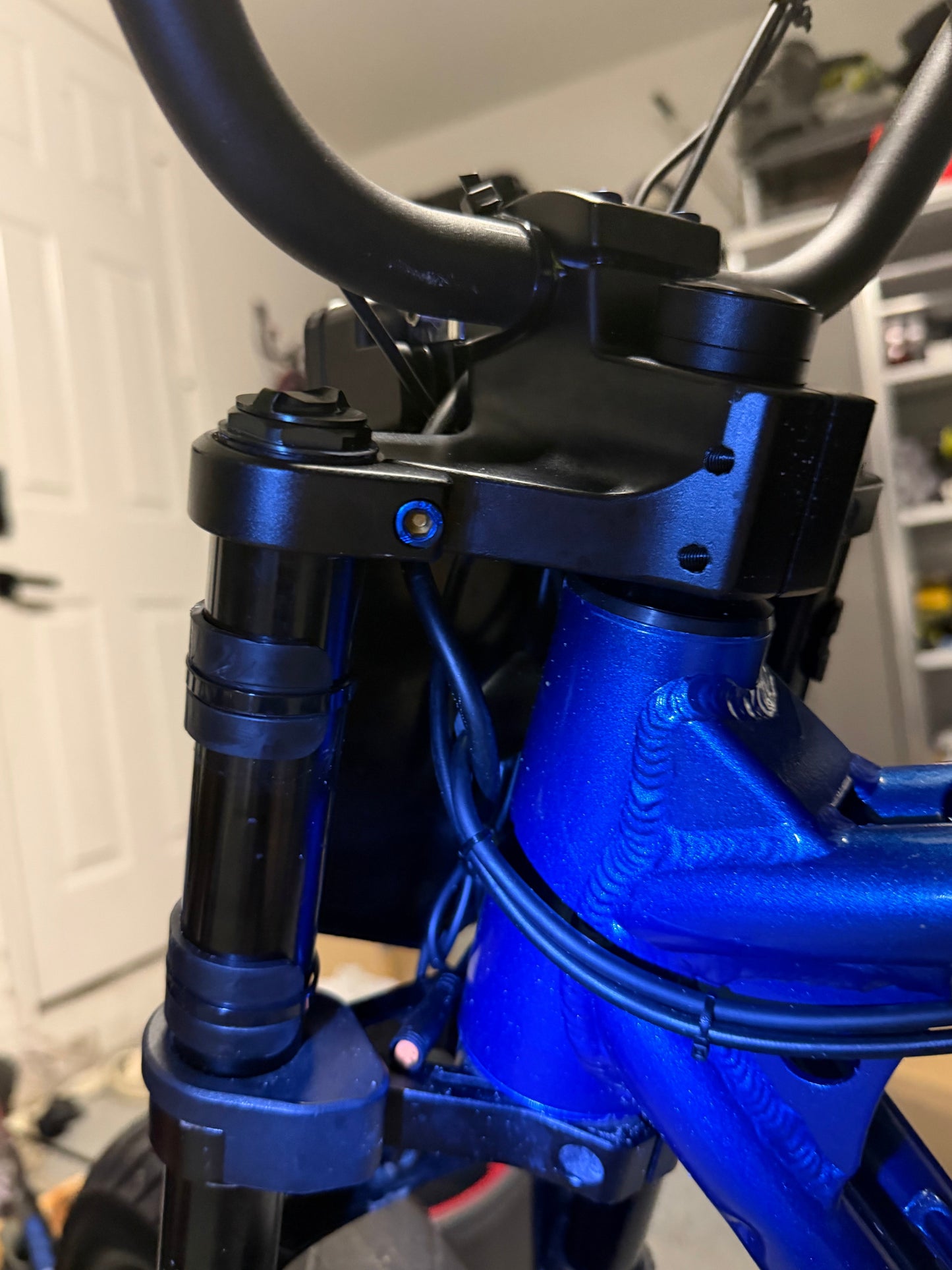 E-bike  front fork titanium ￼